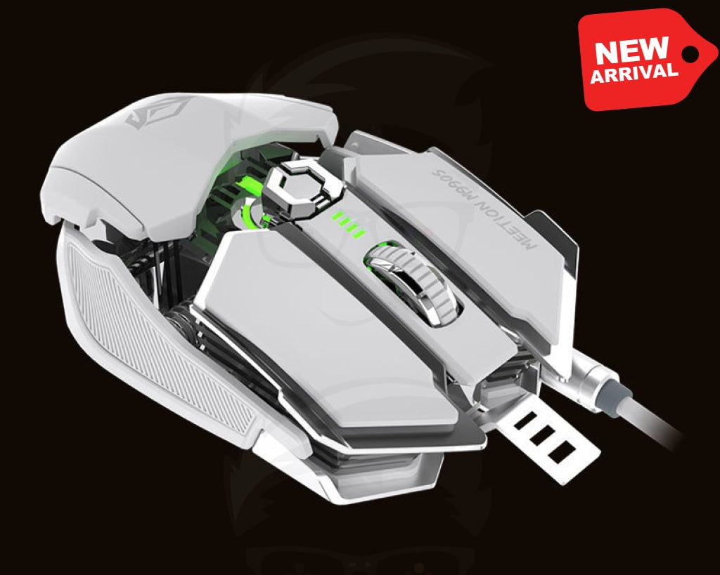 Meetion M990S RGB Programable Mouse - White Meetion M990S RGB Programable Mouse - White